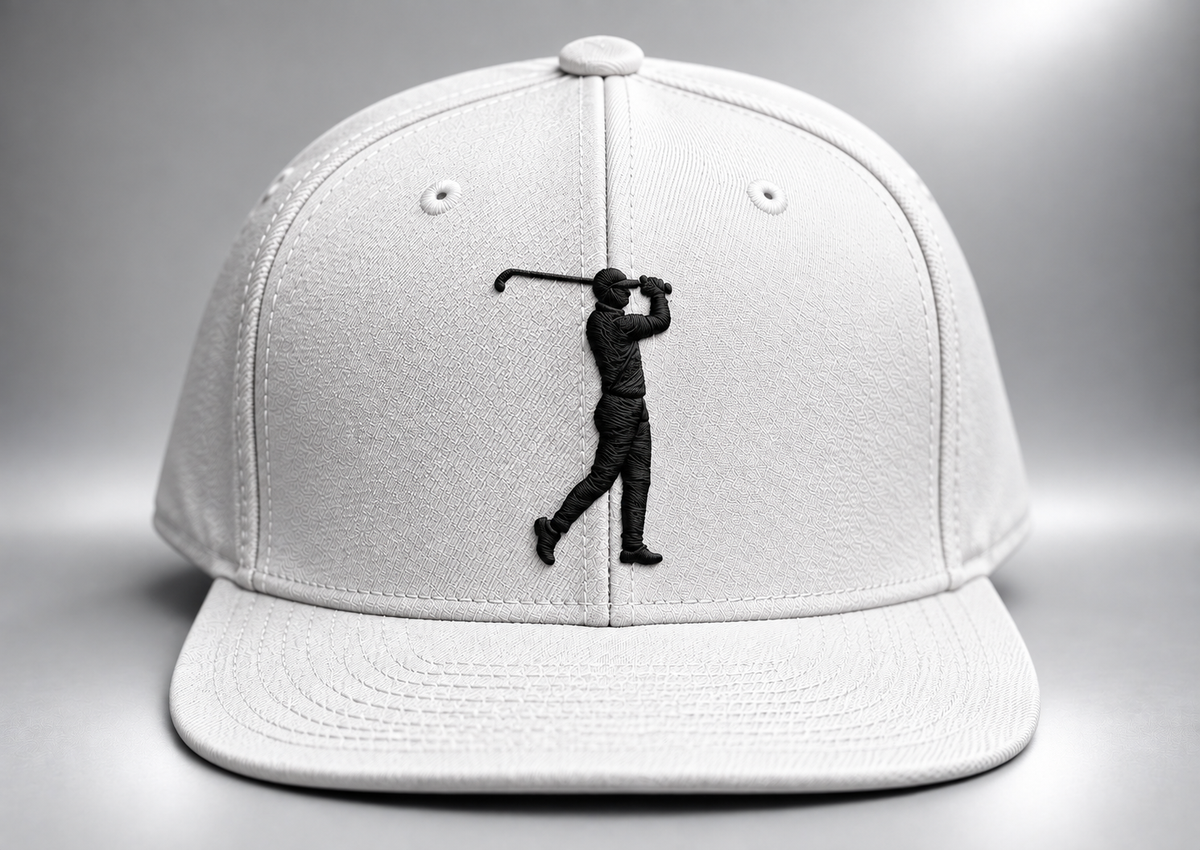 RKG Cap White (Black Logo)