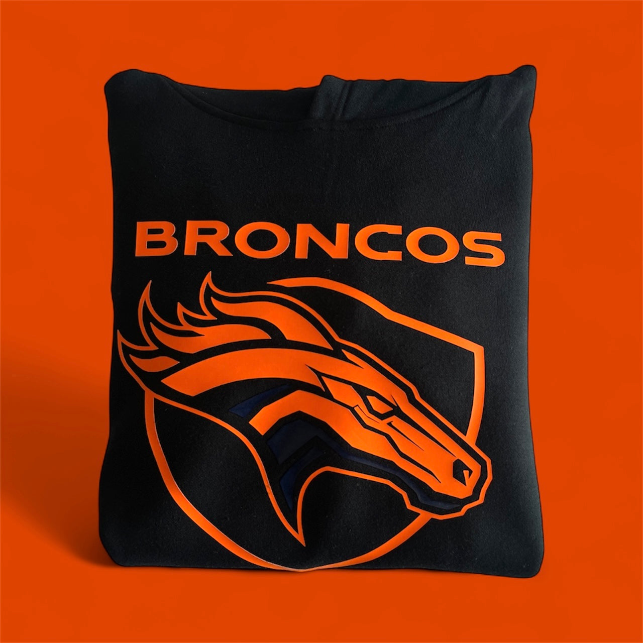 The Ruthless Matrix NFL Denver Broncos Hoodie (Orange Logo)