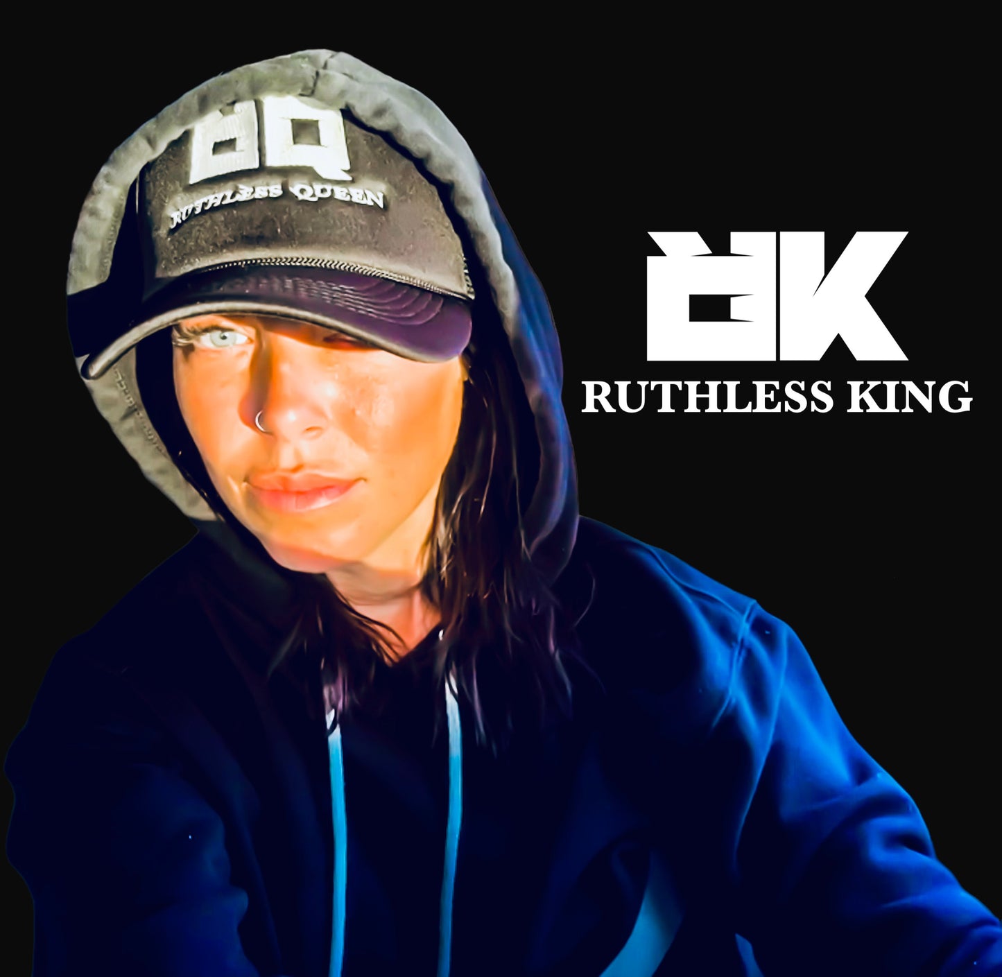 Ballcap Hat- Ruthless Queen- Black