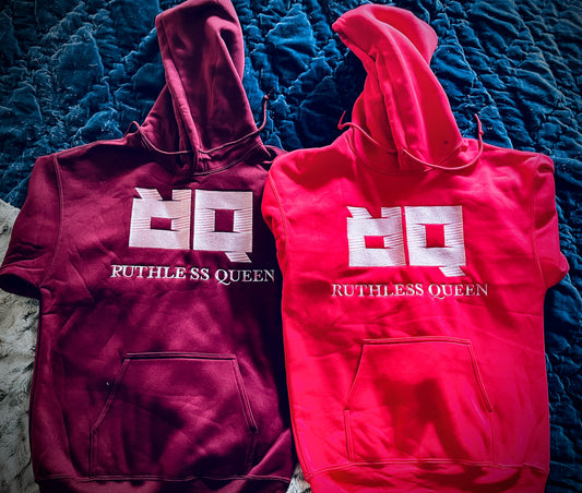 Hoodie-Ruthless Queen- Red