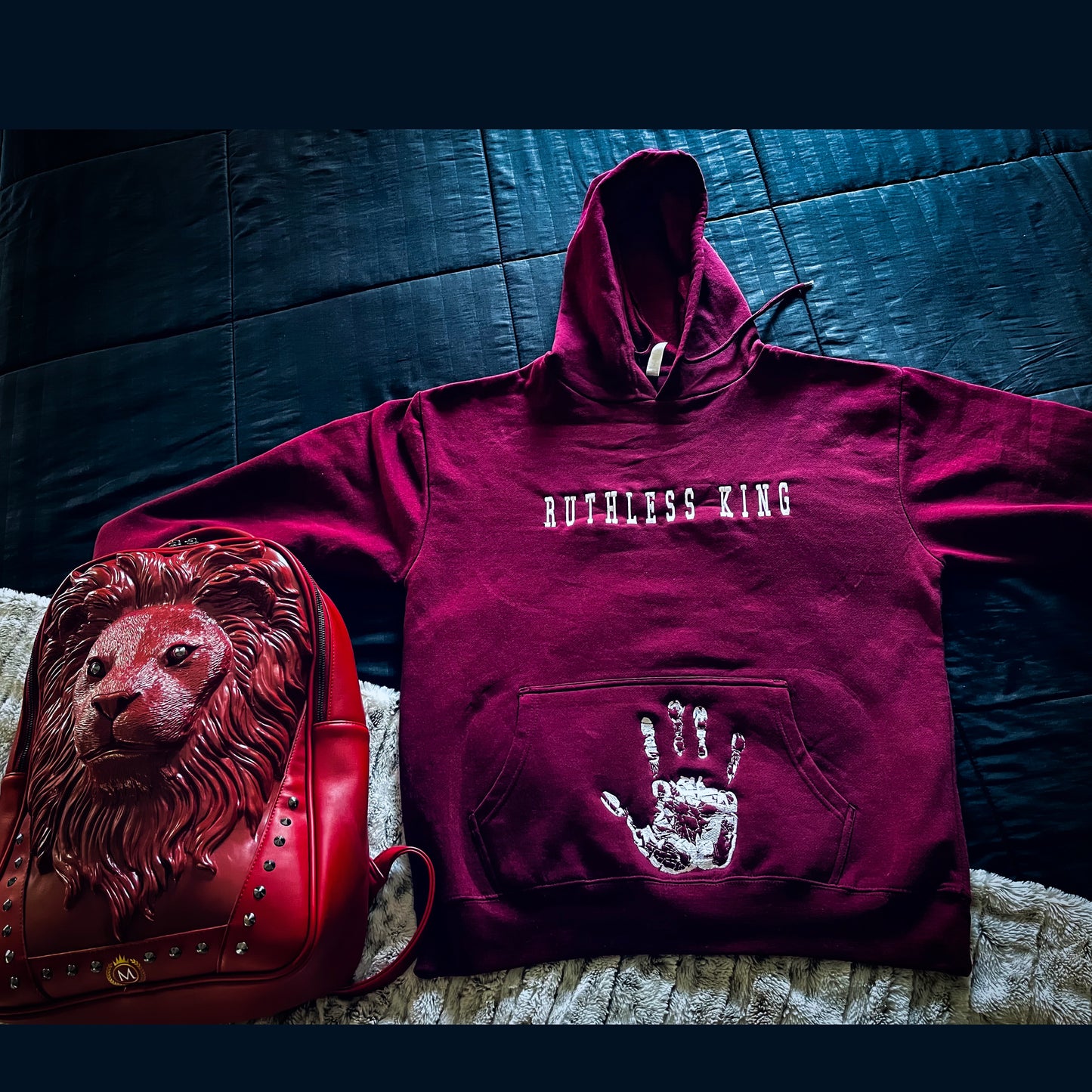 Hoodie-Burgundy